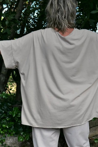 T shirt coton femme grande taille, coupe over size - confort optimal