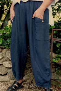 Pantalon lin femme grande taille - confortable, léger & naturel