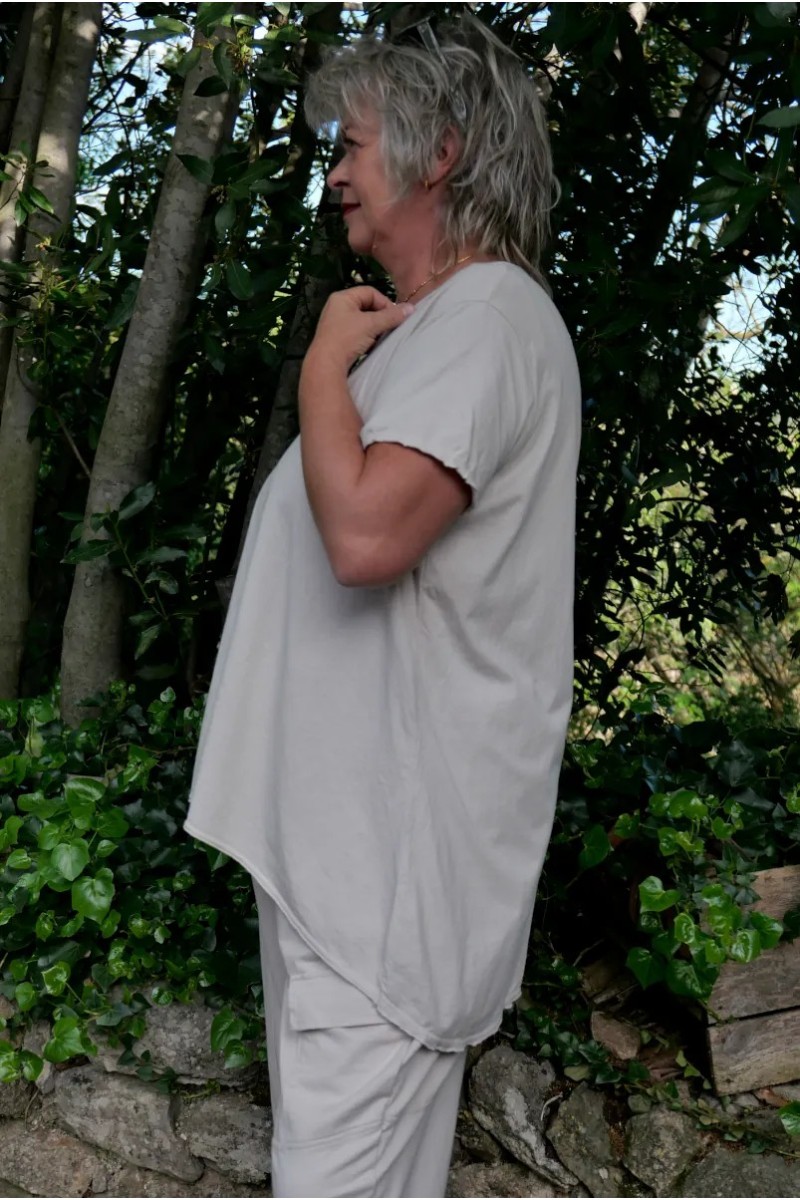 T shirt Coton Sylvain Beige