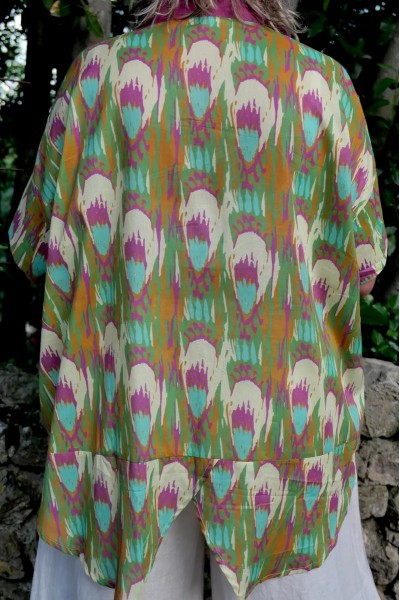 Chemise coton femme grande taille - légère, colorée & originale