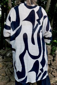 Chemise idéale pour l'été, coupe droite over size