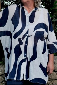 Chemise légère et confortable, femme grande taille