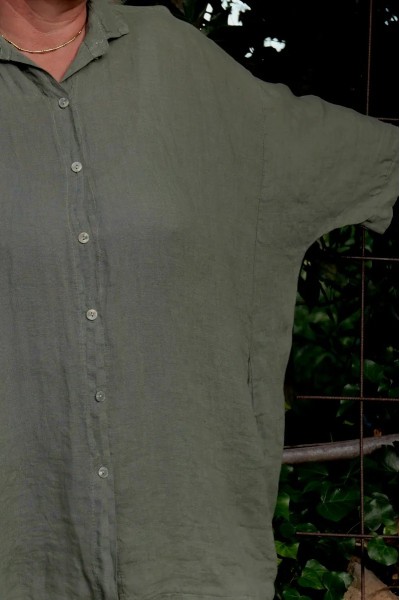 Chemise lin léger, respirant, confortable