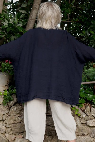 Chemise over size, coupe fluide et confortable