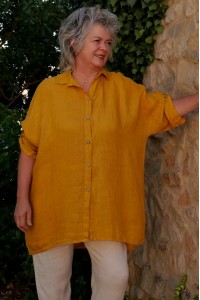 Chemise lin confortable, légère & lumineuse