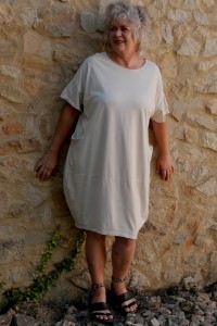 Robe coton et élasthanne confortable et pratique