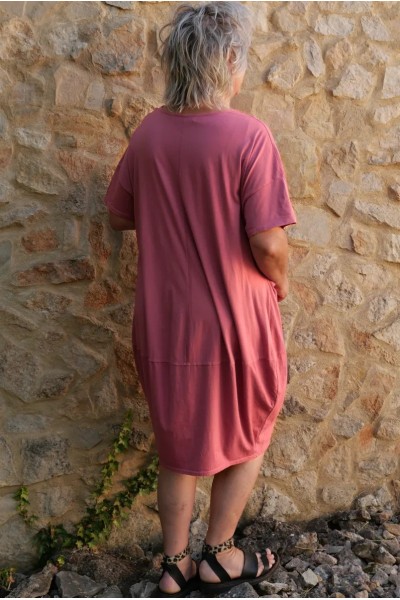 Robe coton confortable conçue pour femme grande taille