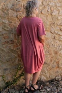 Robe coton confortable conçue pour femme grande taille
