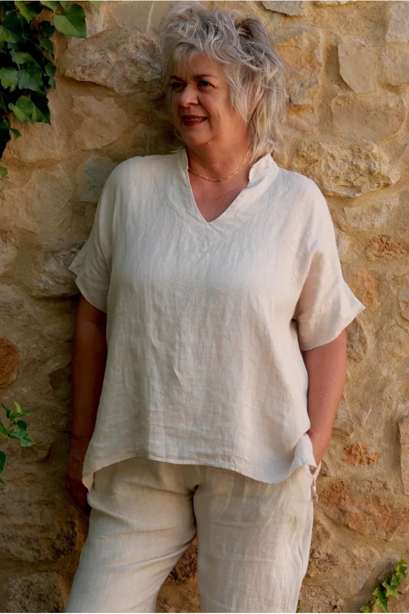 Top lin Léandre Beige