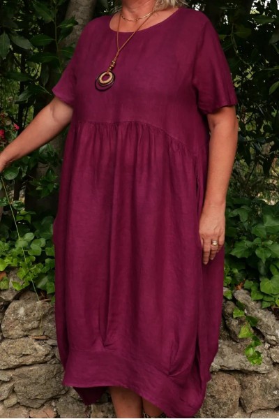 robe lin femme grande taille, confortable et féminine