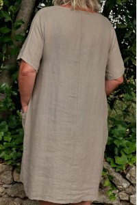 Robe lin femme grande taille confortable & légère
