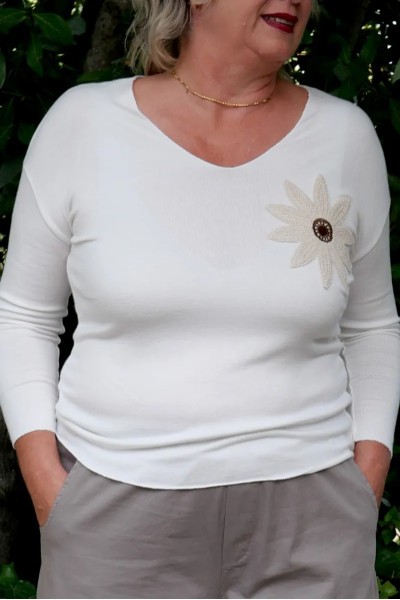 Pull fin angora et laine, chaud et doux