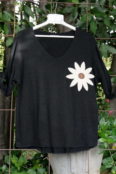 Pull léger Florine noir
