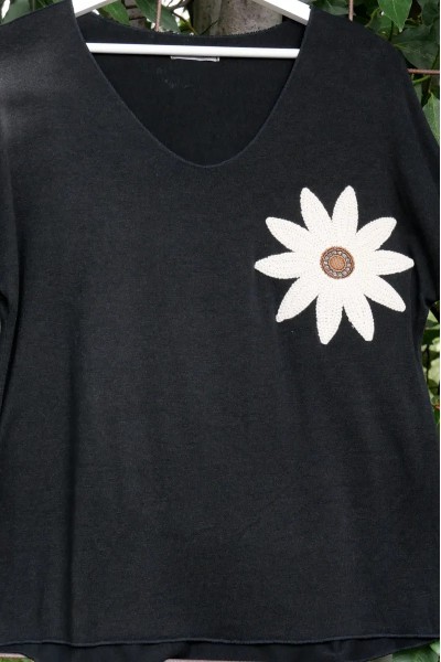 Pull léger jusqu'au 46, angora et laine, chaud et doux