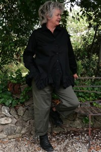 Chemise mode grande taille, coton naturel