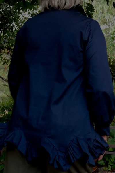 Chemise élégante & originale femme grande taille, coton naturel durable