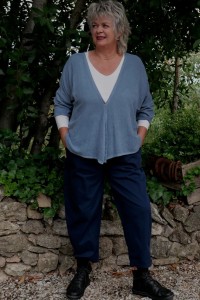 Veste coton Mélanie over size et pantalon coton Valéry, confortable & fluide