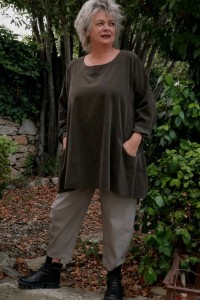 Tunique ample, confortable, mode grande taille