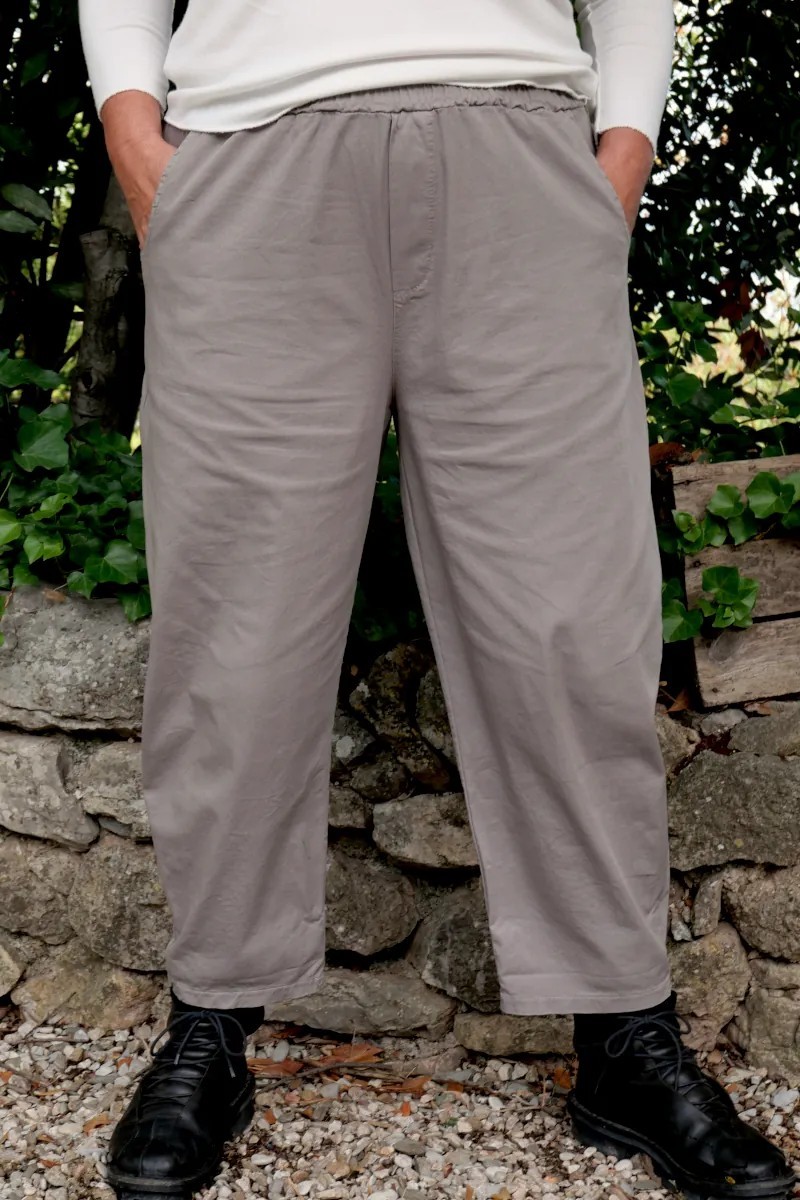 Pantalon coton Valéry Taupe